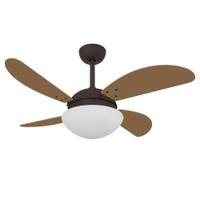 Ventilador De Teto Volare Marrom Corten Vd42 Fly 4 Pás 127v - 110V