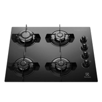 Cooktop a Gás Electrolux 4 Bocas Preto KE4GP Bivolt