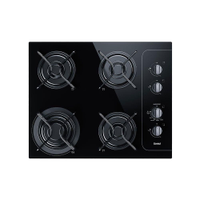 Cooktop Consul 4 Bocas Facilite com Controle Fácil e Acendimento Automático Preto CD060AE Bivolt