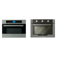 Conjunto Microondas de Embutir 34L e Forno Elétrico de Embutir 50L 220V Fischer Cinza - 220V