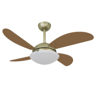 Ventilador de Teto VD300 Fly Gold 4 Pás MDF Natural 220V - 220V