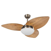 Ventilador De Teto Volare Bronze Dunamis 3 Pás Freijó 127V - 110V