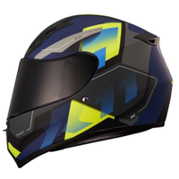 Capacete Moto X11 Trust Pro Transit Azul Neon 61 - 61