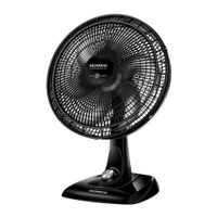 Ventilador Mesa 40CM 6 PAS VSP-40 B 127V Preto - 110V