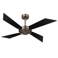 Ventilador De Teto Volare Bronze 4 Pás Preto - 220V