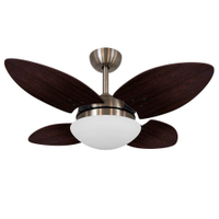 Ventilador de Teto Volare Bronze VD28 Pétalo Tabaco 220V - 220V