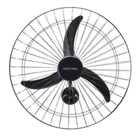 Ventilador Parede 220V New Premium Preto Ventisol