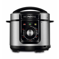 Panela Elétrica De Pressão 220V Preto/Inox - 220V