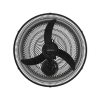 Ventilador de Parede Ventisol Oscilante NEW 50CM Preto 127V - 110V