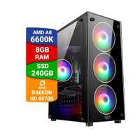 Pc Gamer Amd A8 6600k 8Gb Radeon Hd8570 Ssd 240Gb Monitor 19