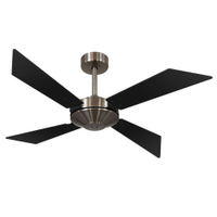 Ventilador De Teto Volare Bronze 4 Pás Preto - 220V