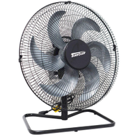 Ventilador Mesa Chão 50cm Bivolt 110V 220V 200W Industrial Turbo Turbão 6 Pás GF Vitalex Preto - Bivolt