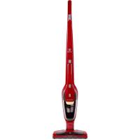 Aspirador de Pó Vertical Electrolux Ergorapido 2 em 1 Vermelho Luz LED (ERG23N) - até 30 min Filtro HEPA Função BrushRollClean 420ml - Bivolt