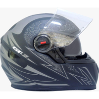 Capacete Moto Fechado Fw3 Fosco Com Oculos Interno 56 - 56