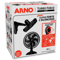 Ventilador ARNO 40CM Turbo Force 2 em 1 VF42 - VF42 Preto 110 VOLTS - 110V