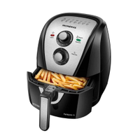 Fritadeira Elétrica Air Fryer Mondial AFN-40-BI 4L Inox/Preta - 220V - 220V