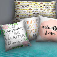 Combo Ambiente Decorativo Quarto Teen Feminino Nerderia e Lojaria teenf2 colorido