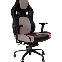 Cadeira Gamer para Escritório Linha Gamer Racing Cinza Claro