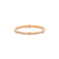 Anel Stacky em Ouro Rosé 18k com Diamantes