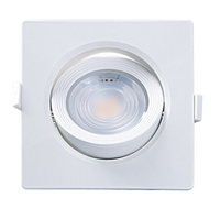 Spot de Led Embutir Alltop Par20 Quadrado 7W Bivolt Taschibra 3000K Luz Quente