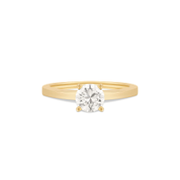 Anel Solitário Classic em ouro amarelo 18k com Diamante 0,70 ct