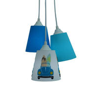 Lustre Pendente Quarto Infantil Surf e Fusquinha