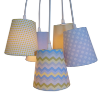 Lustre Pendente Bebê Chevron Soft