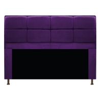 Cabeceira Munique 160 cm Queen Size Suede Roxo - Amarena Móveis