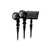 Refletor Espeto De Led Solar Prime 03 IP44 Preto Taschibra 3000K Luz Quente