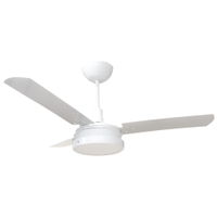 Ventilador Led Breeze Branco 220V 3 Pás Brancas