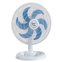 Ventilador Médio Maggie Branco Oscilante 220V Pás Azul