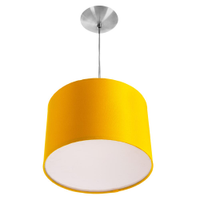 Lustre Cupula Pendente Dome 30x20cm Magnífico Amarelo