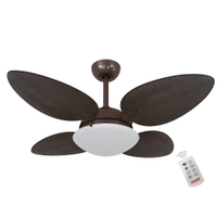 Ventilador Premium Tabaco 220V e Controle Remoto