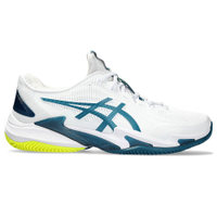 Tênis ASICS Court FF 3 Clay - Masculino - Branco, Azul e Amarelo