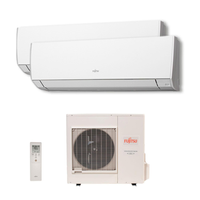 Ar Condicionado Multi Tri Split Inverter Fujitsu 23.000 Btus (3x Evap 9.000) Quente/Frio 220V Monofásico