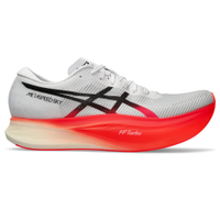 Tênis ASICS Metaspeed Sky+ - Unissex - Branco com Vermelho e Preto