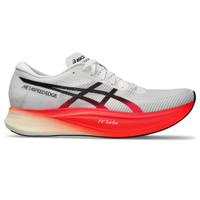 Tênis ASICS Metaspeed Edge+ - Unissex - Branco com Vermelho e Preto