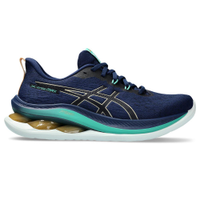 Tênis ASICS GEL-Kinsei Max - Feminino - Azul Marinho com Preto e Verde