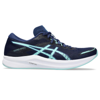 Tênis ASICS Hyper Speed 3 - Feminino - Azul Marinho com Verde e Branco