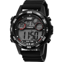 Relógio Digital X-Watch Masculino Esportivo XMPPD720BXPXXW