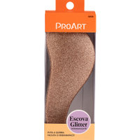 Escova glitter desembaraçante proart dourada