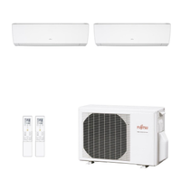 Ar Condicionado Multi Tri Split Inverter Fujitsu 23.000 Btus (3x Evap 9.000) Quente/Frio 220V Monofásico