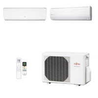 Ar Condicionado Multi Tri Split Inverter Fujitsu 23.000 Btus (3x Evap 9.000) Quente/Frio 220V Monofásico