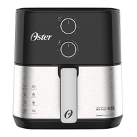 Fritadeira Elétrica Air Fryer Oster OFRT520 4,6L Preta - 127V