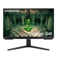 Monitor Gamer Samsung Odyssey G40 25" FHD, Tela Plana, 240Hz, 1ms, HDMI, FreeSync Premium, G-Sync Preto