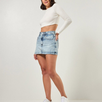 Short Saia Jeans Lisa