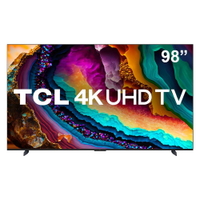 Smart TV 98 4K UHD TCL 98P755 com Processador AIPQ GEN 3.0, Google TV, Wi-Fi, Bluetooth, Dolby Vision e Atmos