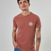 Camiseta Vinho Estonada Com Escrito