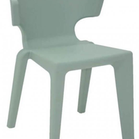 Cadeira marilyn sálvia em polietileno sem braços
